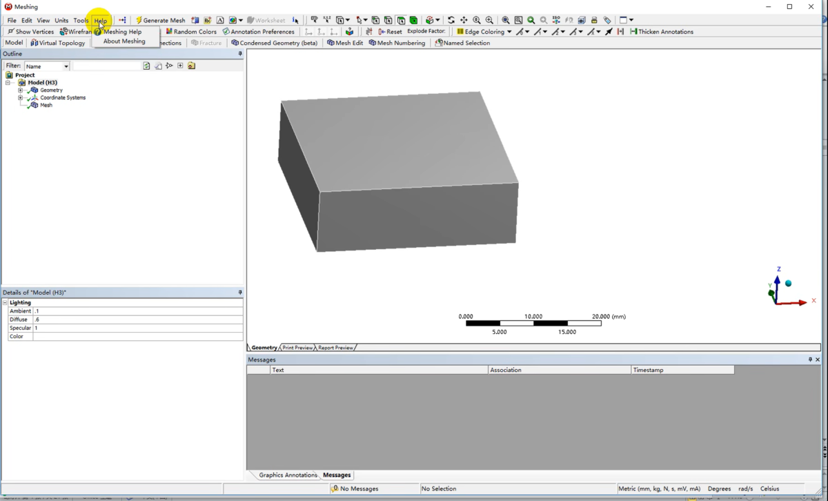 ANSYS Workbench 操作界面 05