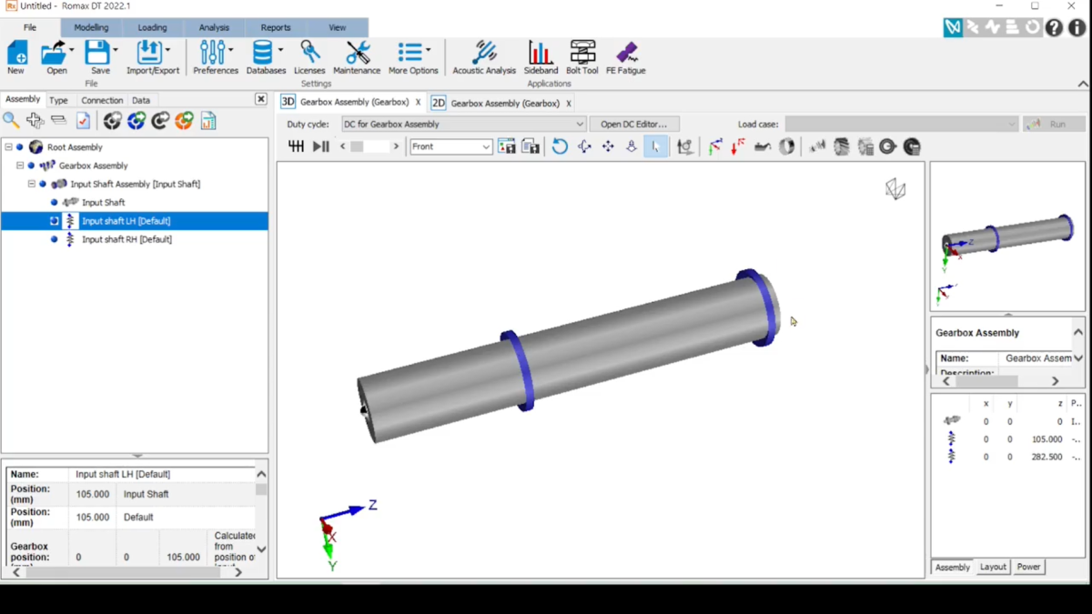 RomaxDESIGNER 操作界面 03