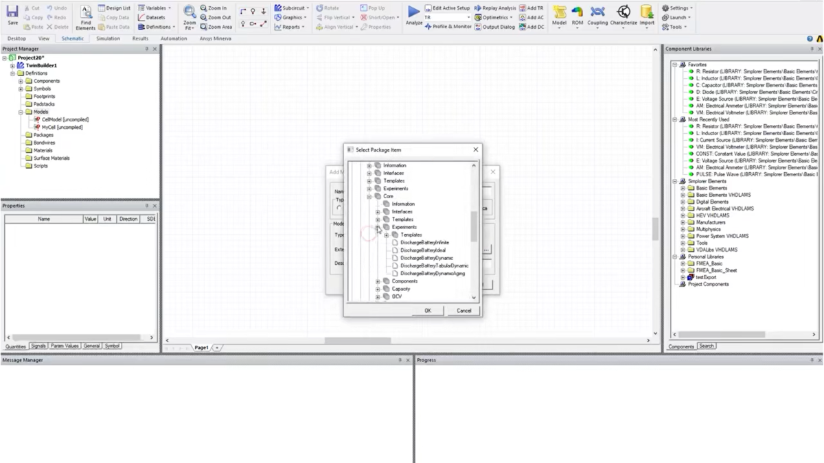 Ansys Twin Builder 操作界面 03