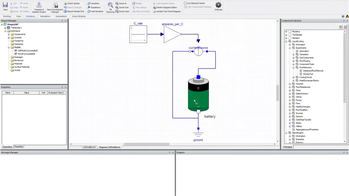 Ansys Twin Builder 操作界面 04