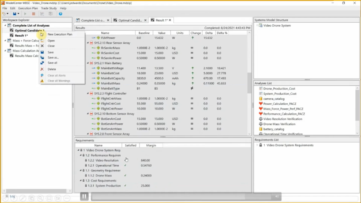 Ansys ModelCenter 操作界面 01