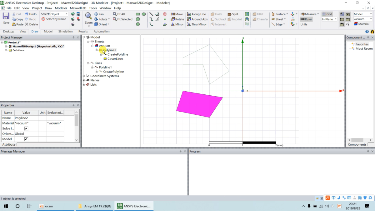 ANSYS Electronics 操作界面 04