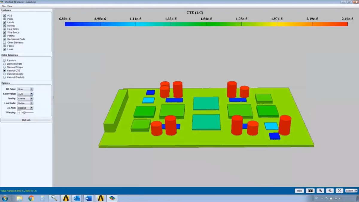 Ansys Sherlock 操作界面 02