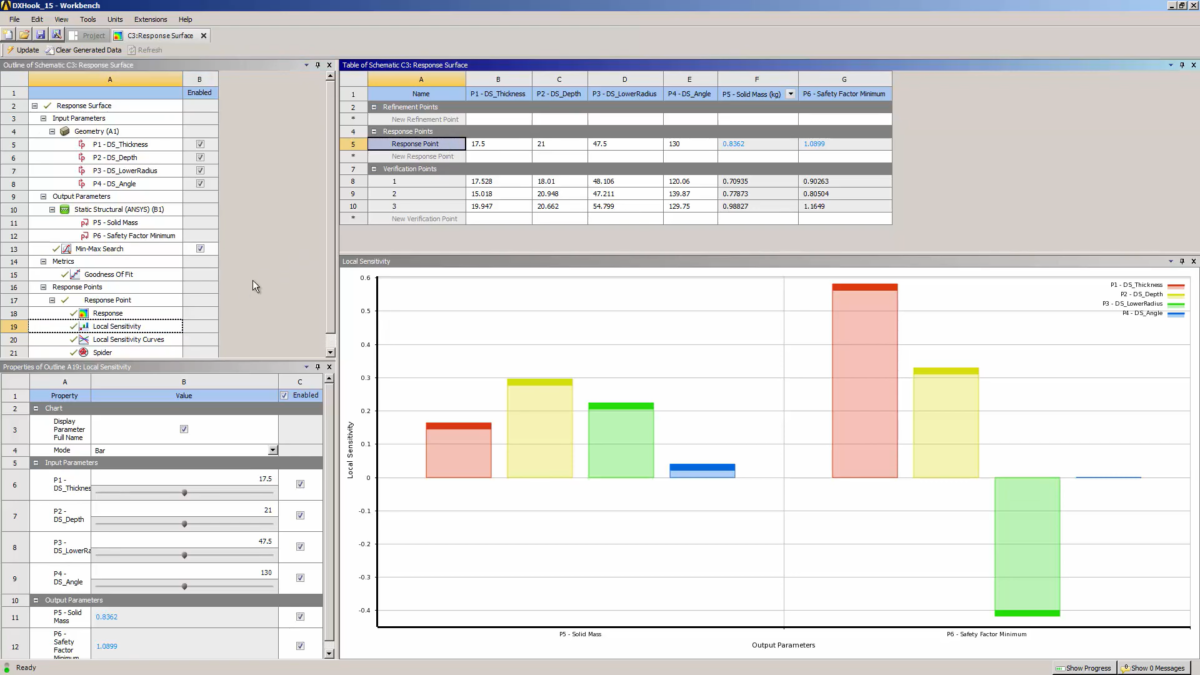 ANSYS DesignXplorer 操作界面 02