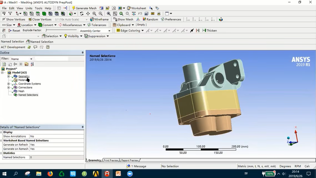 ANSYS Meshing 操作界面 02