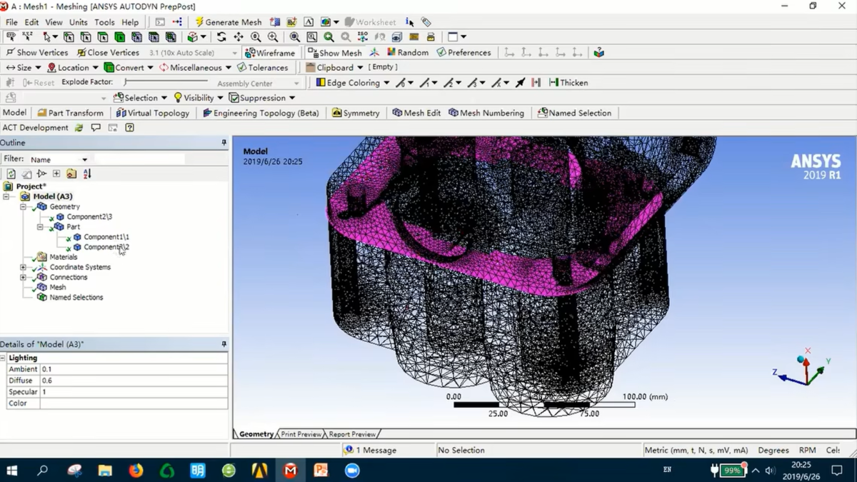 ANSYS Meshing 操作界面 04