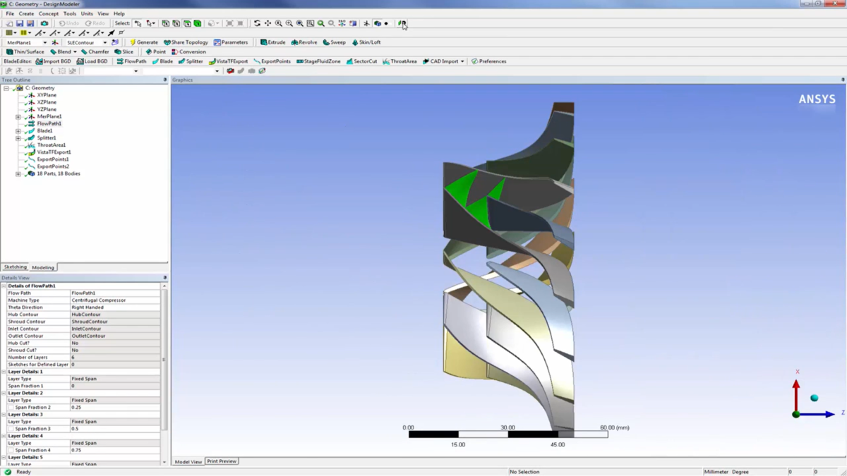 ANSYS BladeModeler 操作界面 02