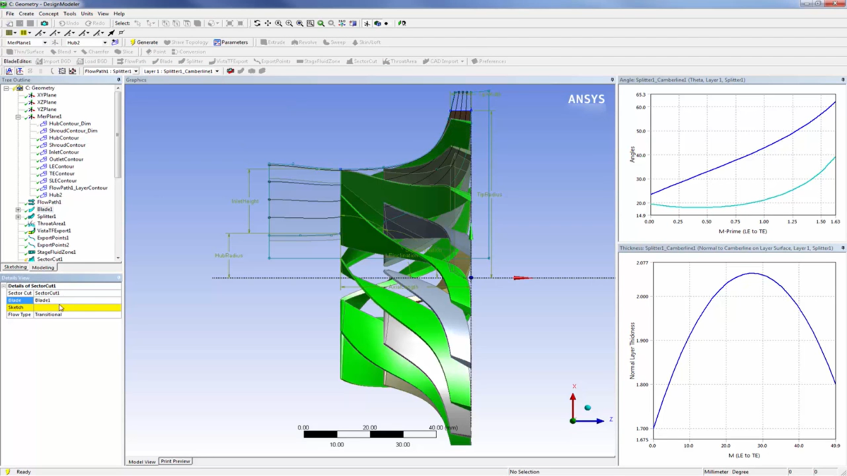 ANSYS BladeModeler 操作界面 06