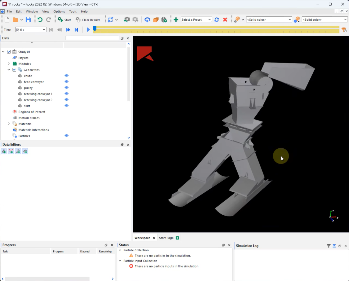 Ansys Rocky 操作界面 02