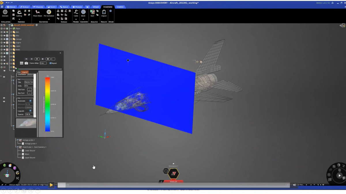 Ansys EMA3D Cable 操作界面 02