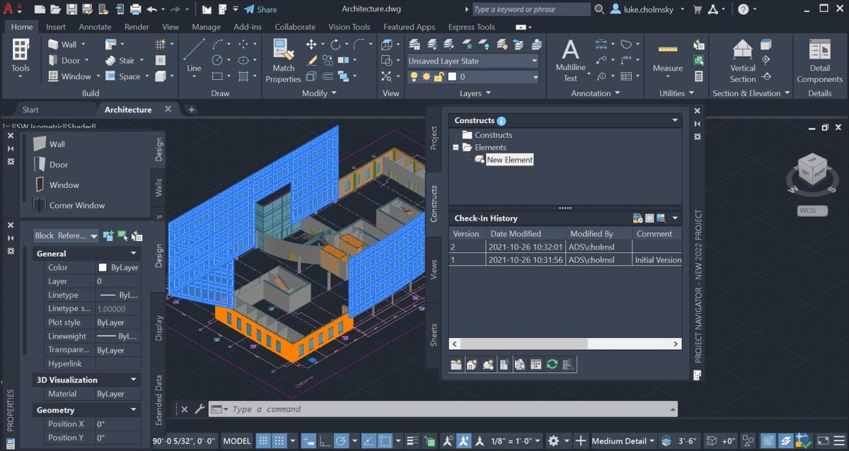 AutoCAD Architecture 操作界面 02