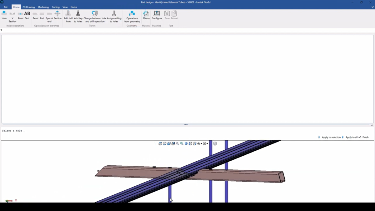 Lantek Flex3d 三维套料软件 操作界面 02