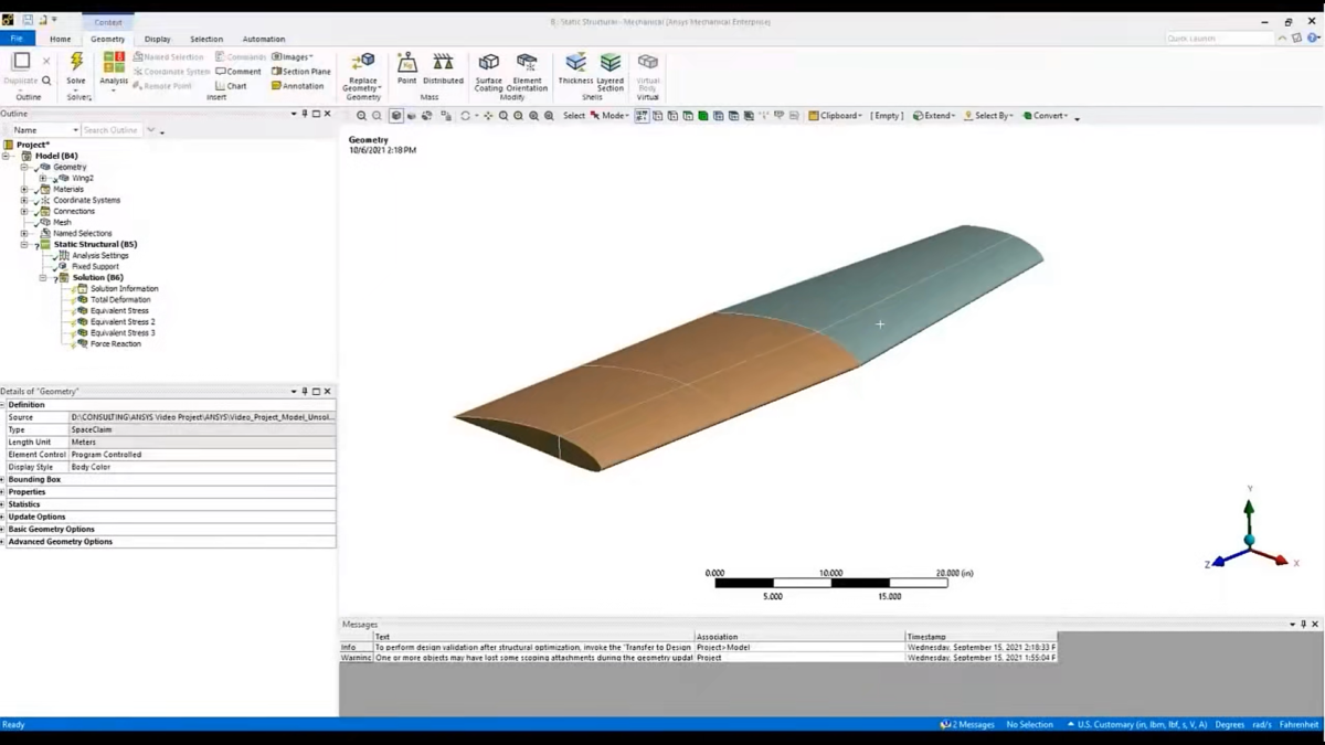 ANSYS FSI 操作界面 03