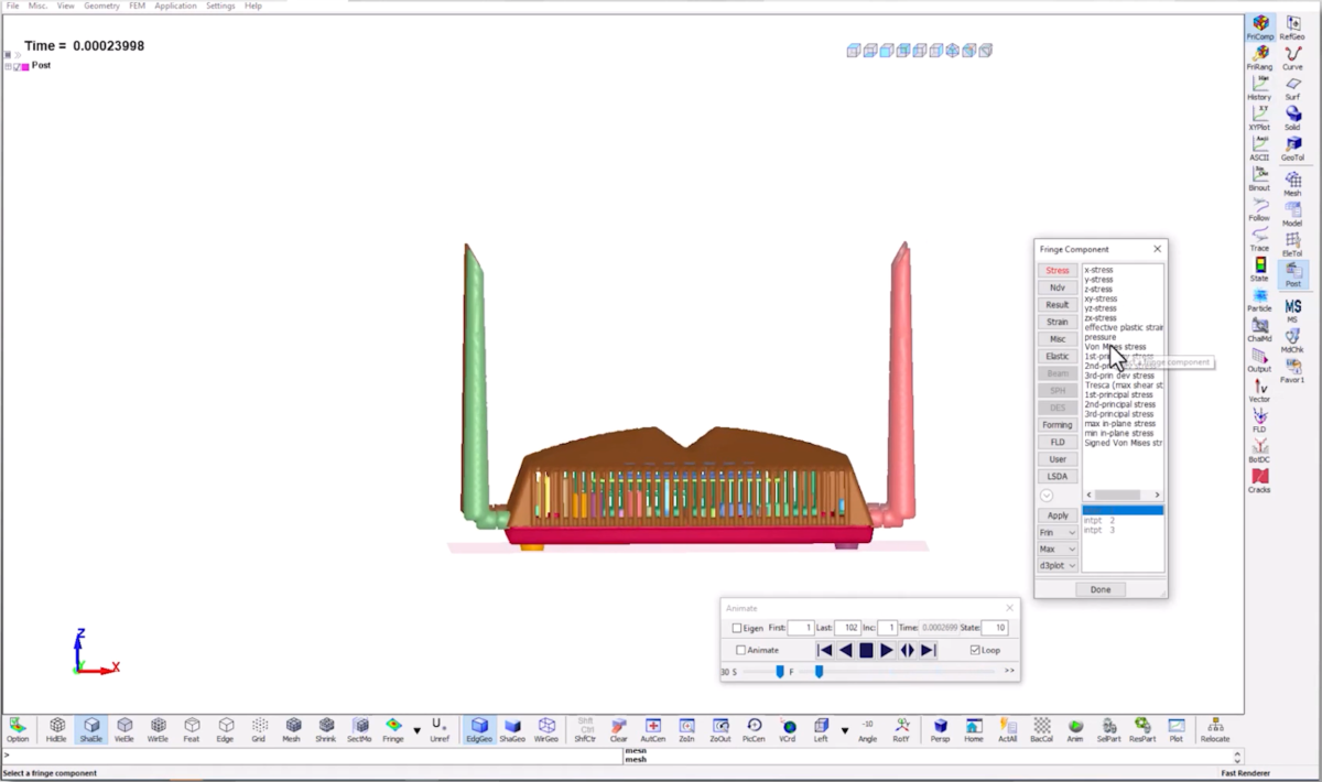 Ansys Icepak 电子散热仿真软件操作界面 04