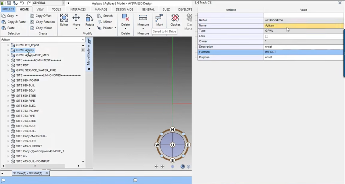 AVEVA E3D Design软件界面5