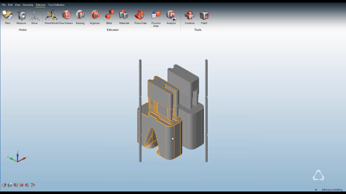 Altair Inspire Extrude Metal软件界面1