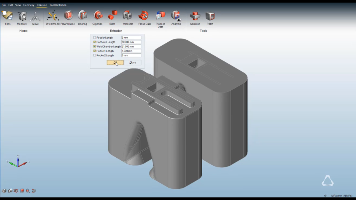 Altair Inspire Extrude Metal软件界面2