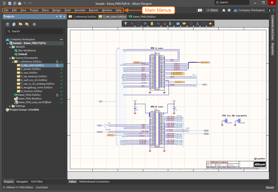 Altium Designer 23 软件界面3