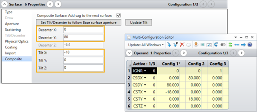 Ansys Zemax OpticStudio 复合表面支持多重结构（支持于所有版本）