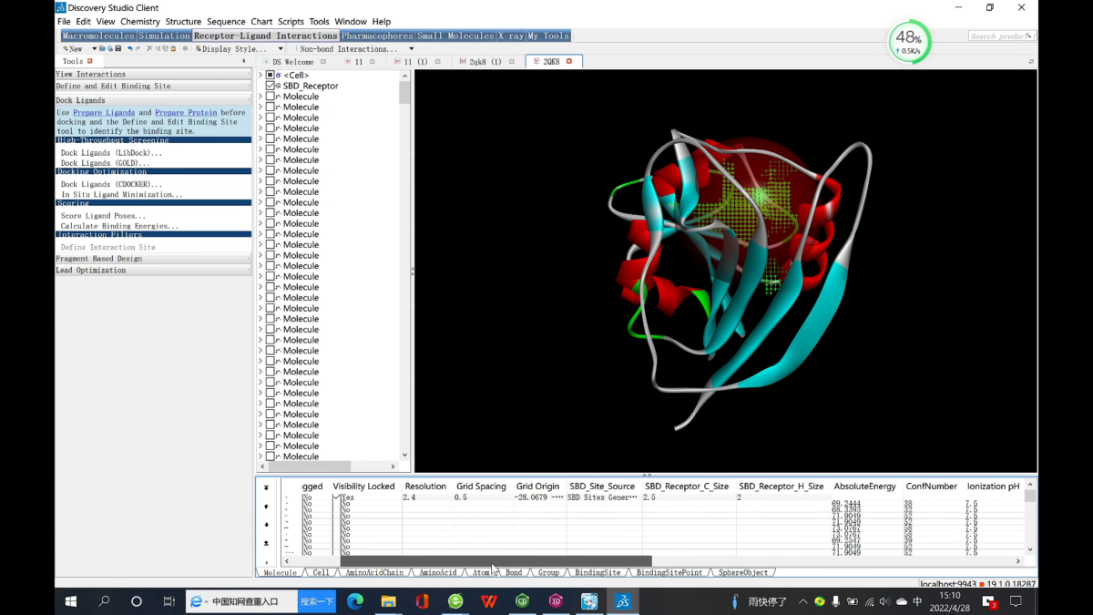 BIOVIA Discovery Studio软件界面4