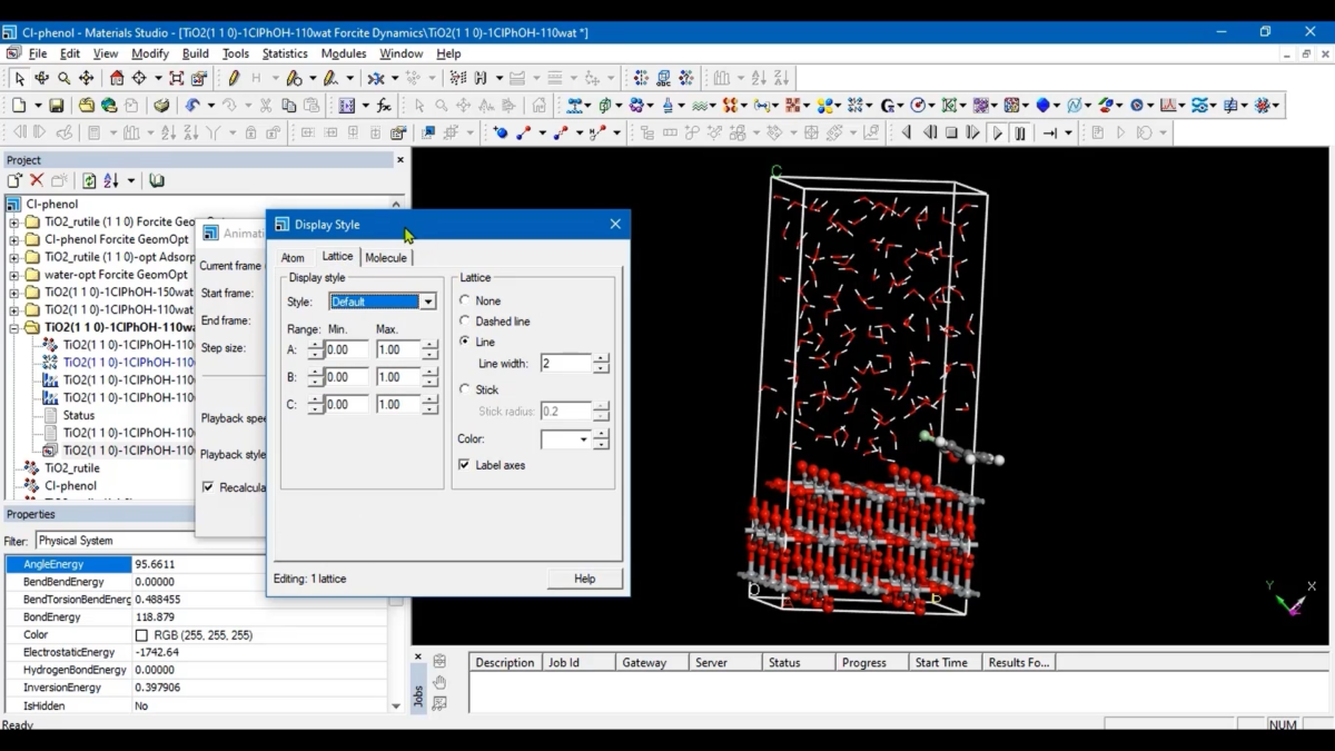 BIOVIA Materials Studio软件界面3