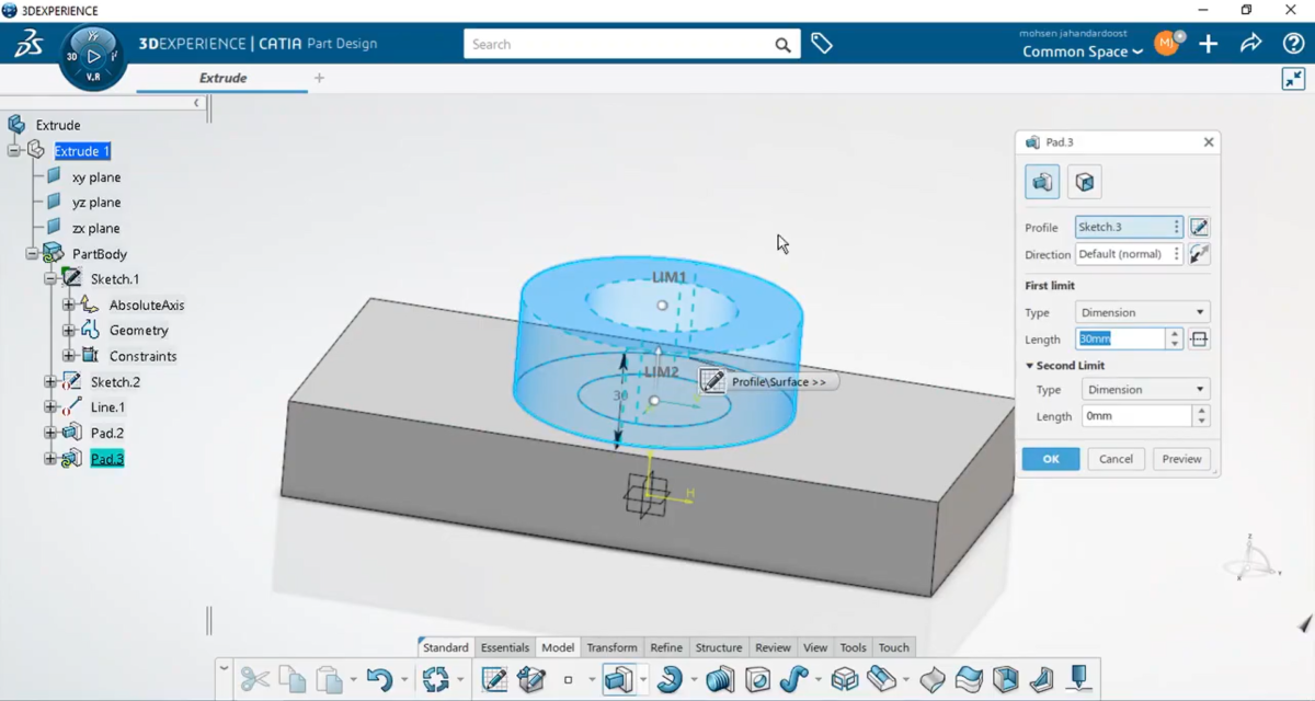 CATIA 3DExperience R2023X 软件界面3