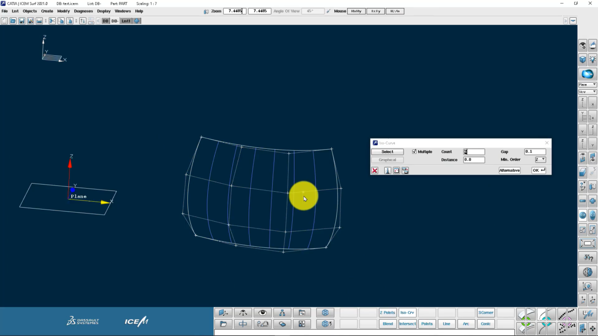 CATIA ICEM Surf 2021软件界面4