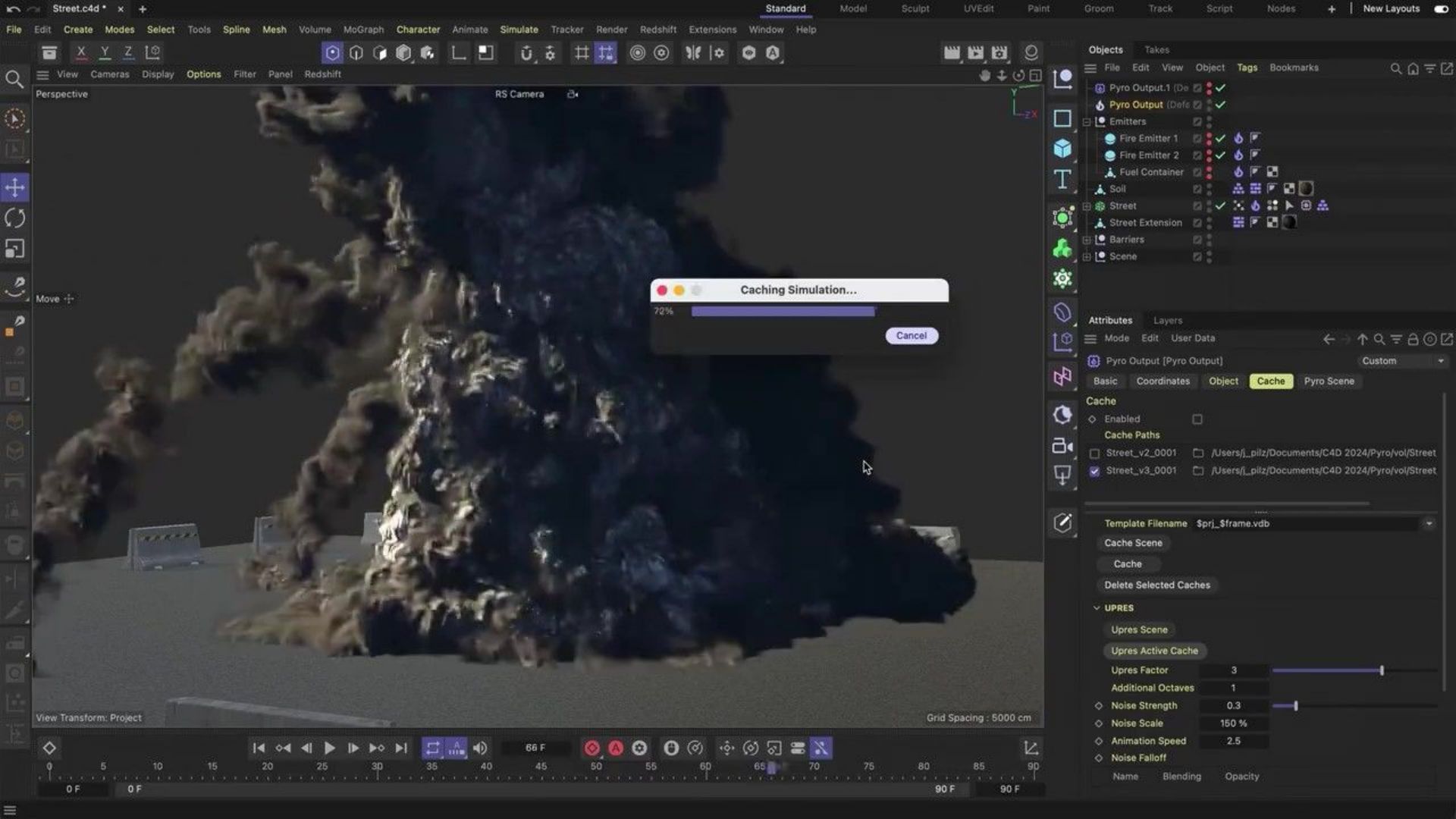 CINEMA 4D 2024软件界面3