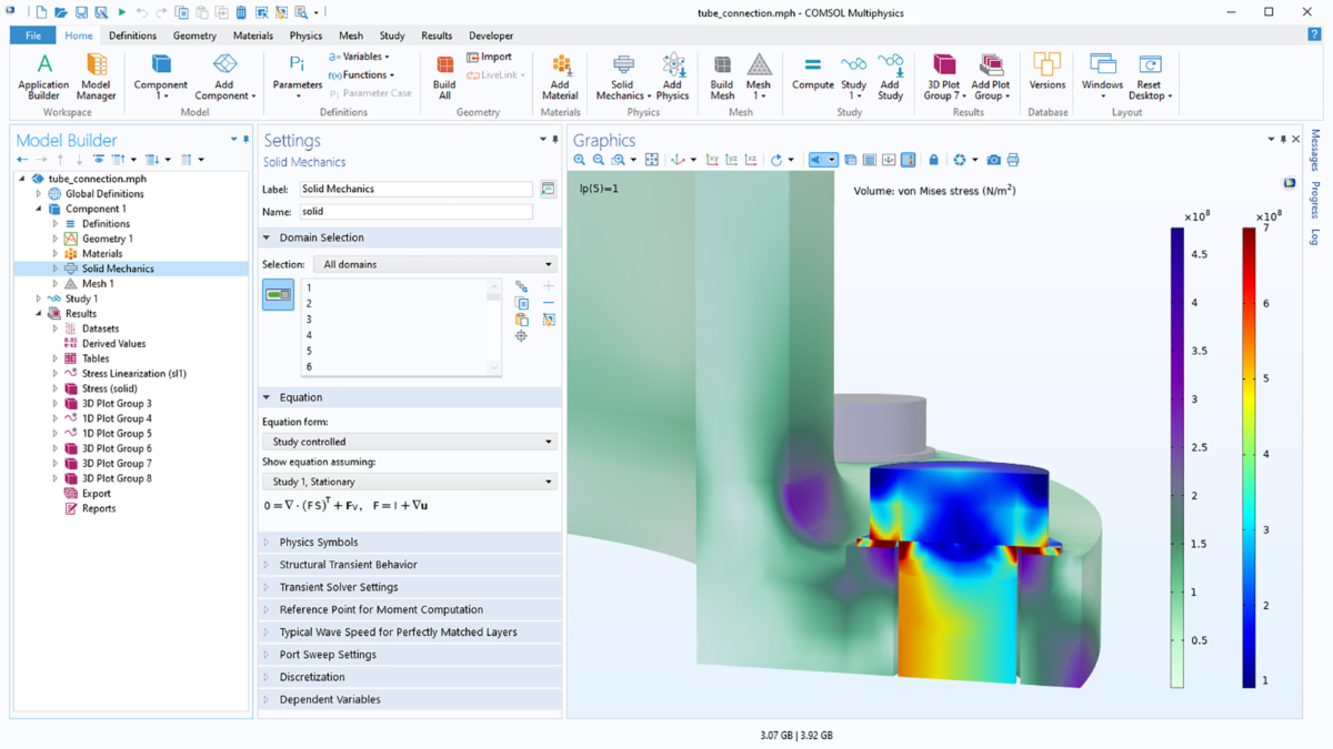 COMSOL Multiphysics® 6.1 软件界面1