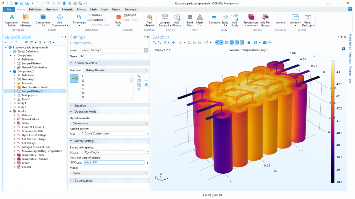 COMSOL Multiphysics® 6.1 软件界面4