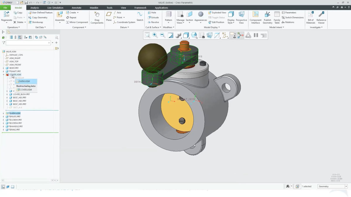 Creo 10.0软件界面6