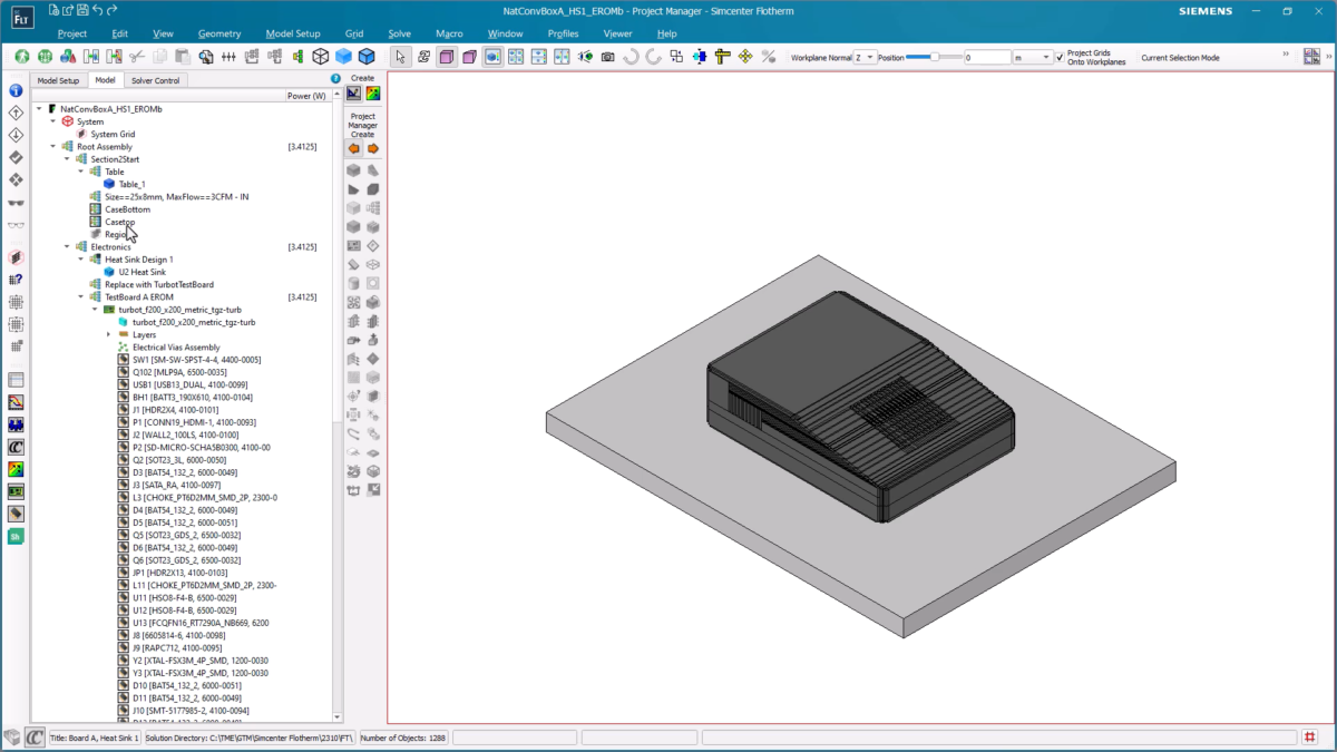 Flotherm 2023操作界面 (1)