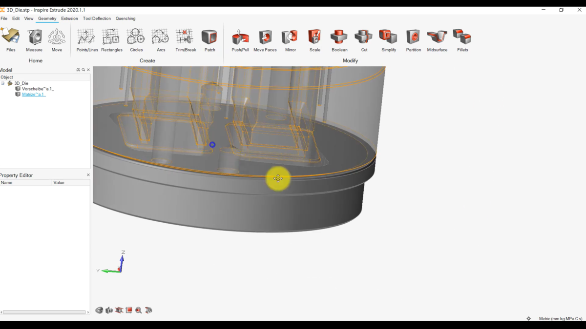 Inspire Extrude软件界面2