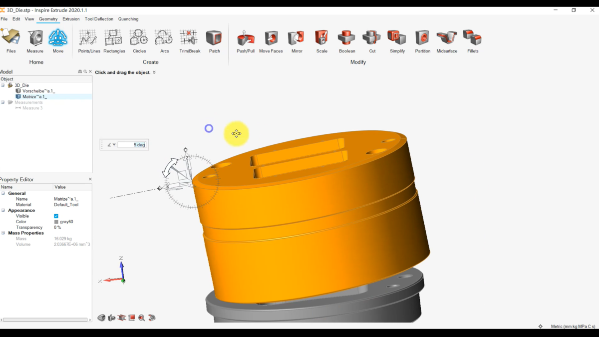 Inspire Extrude软件界面4