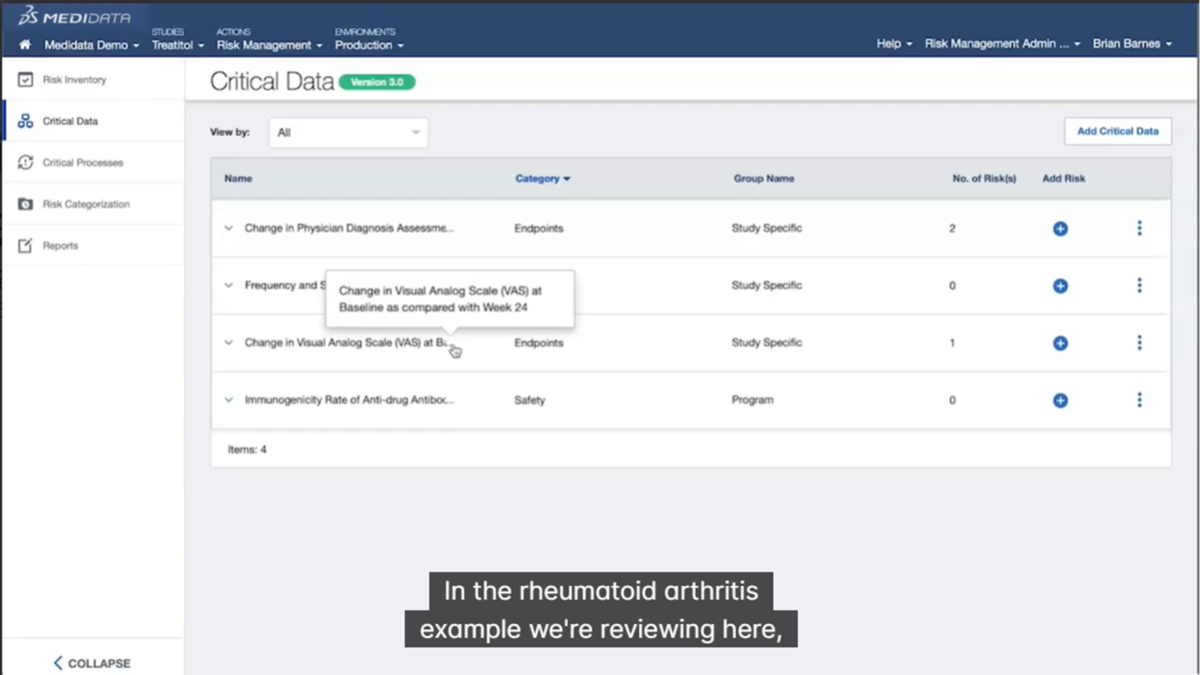 Medidata Clinical Cloud软件界面2