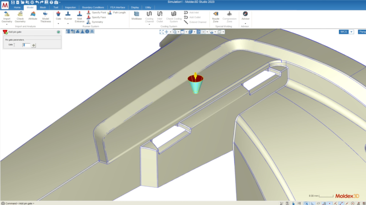 Moldex3D 2023 操作界面6