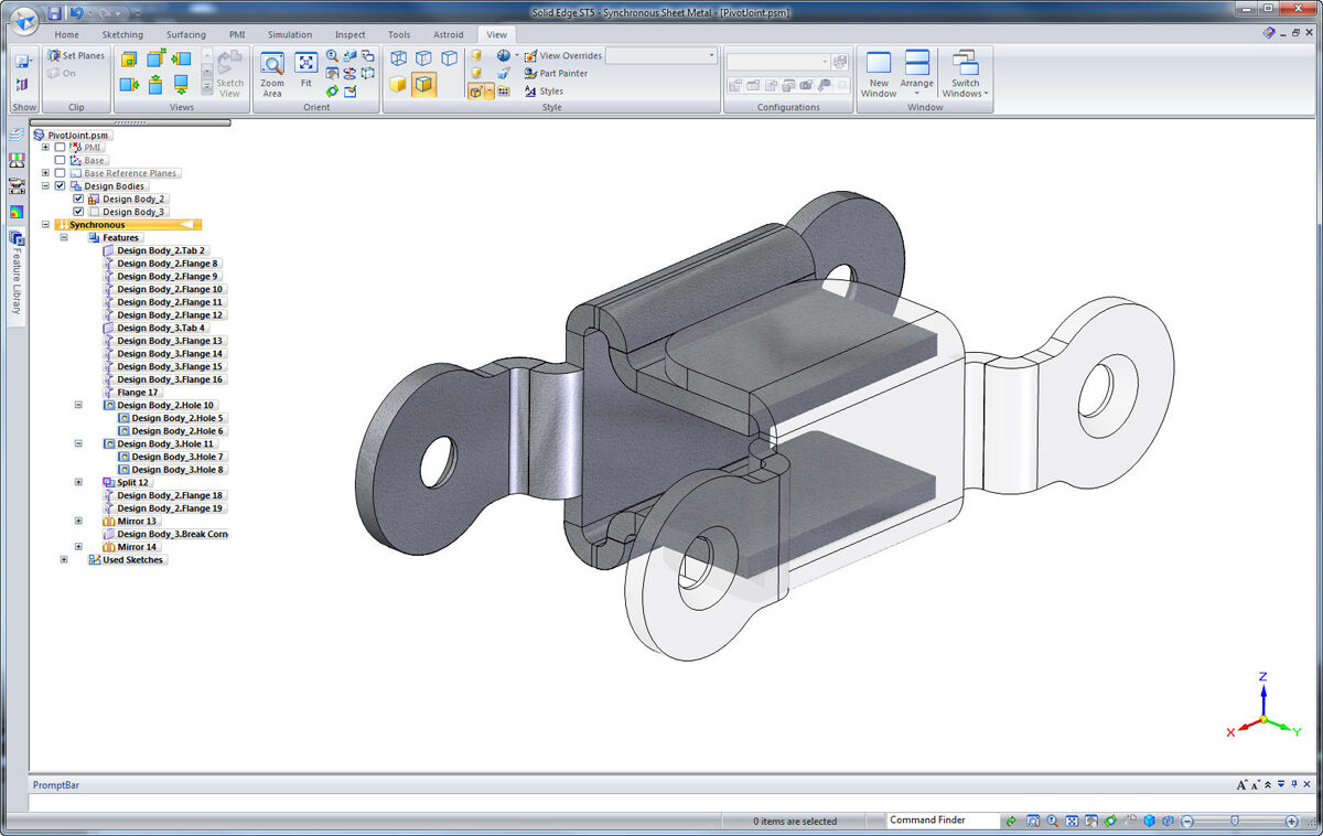 SolidEdge ST 软件界面 1