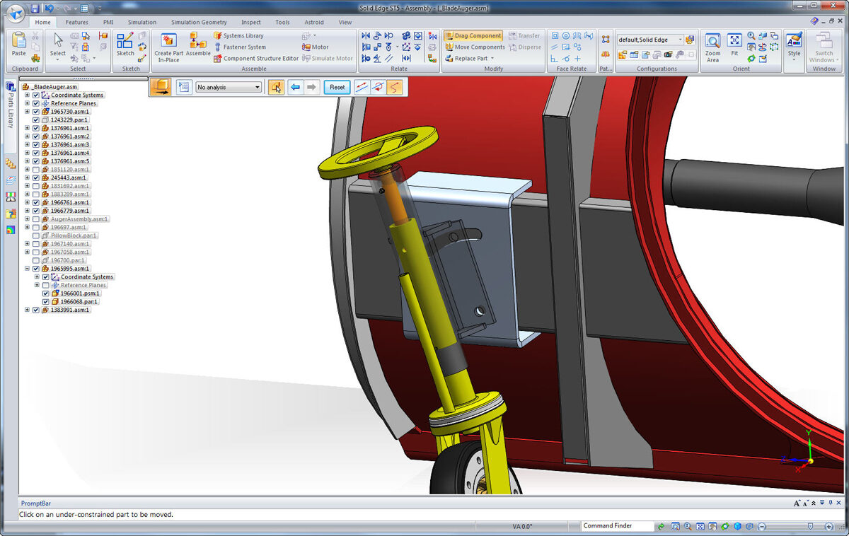 SolidEdge ST 软件界面 3