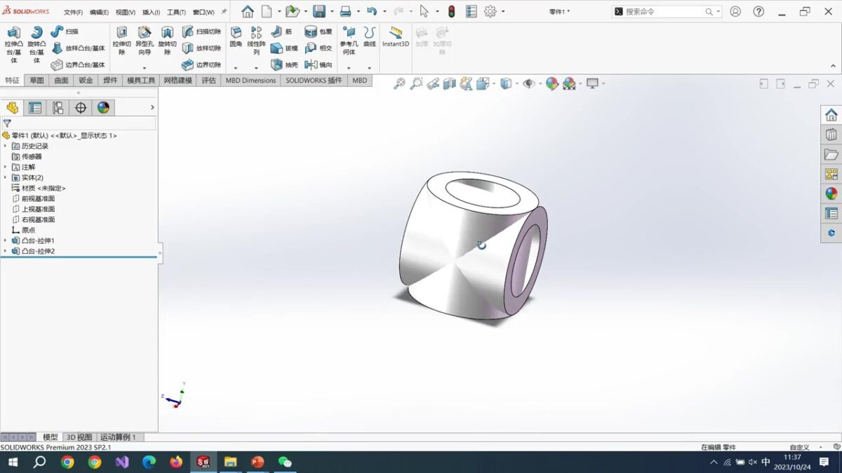 SolidWorks CAM 软件界面 1