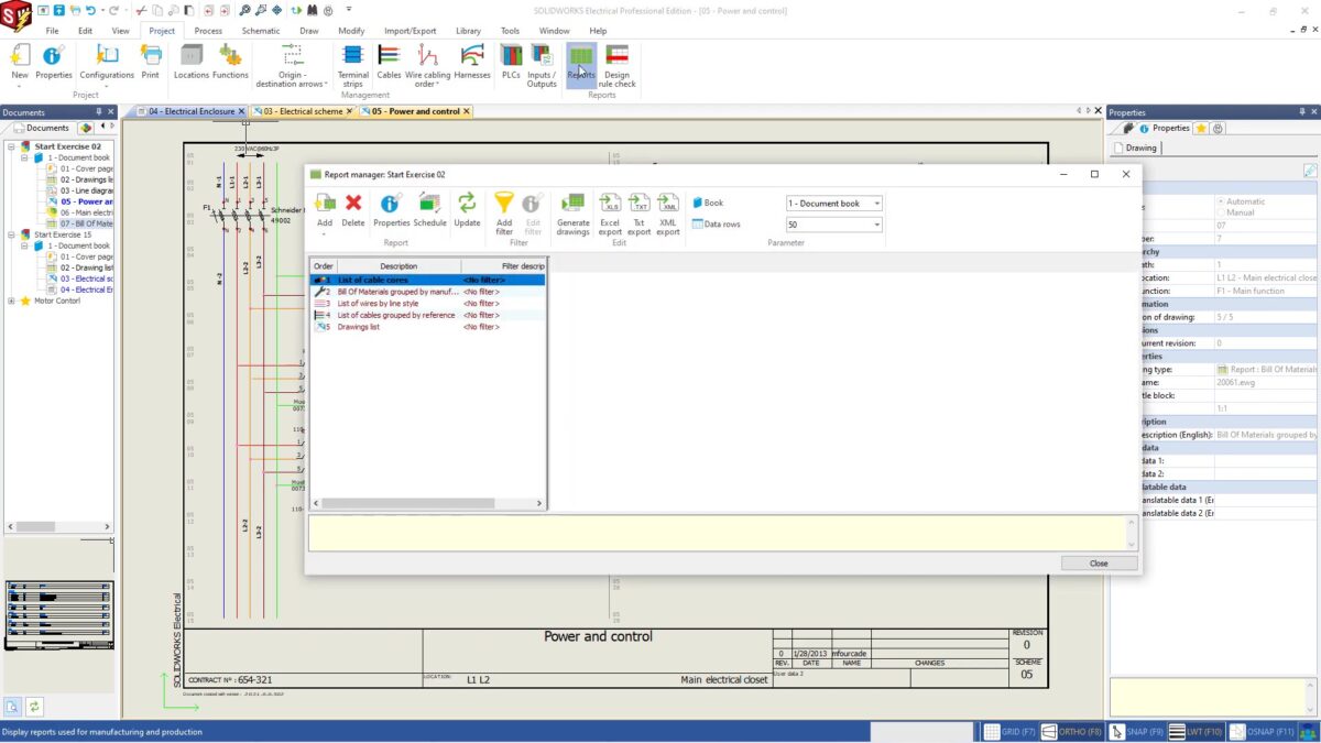 SolidWorks Electrical Schematics 软件界面 4