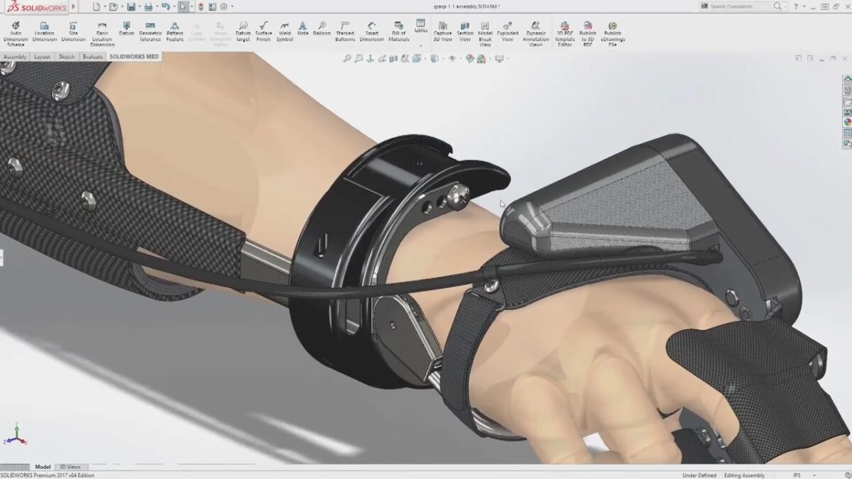 Solidworks MBD 软件界面 1