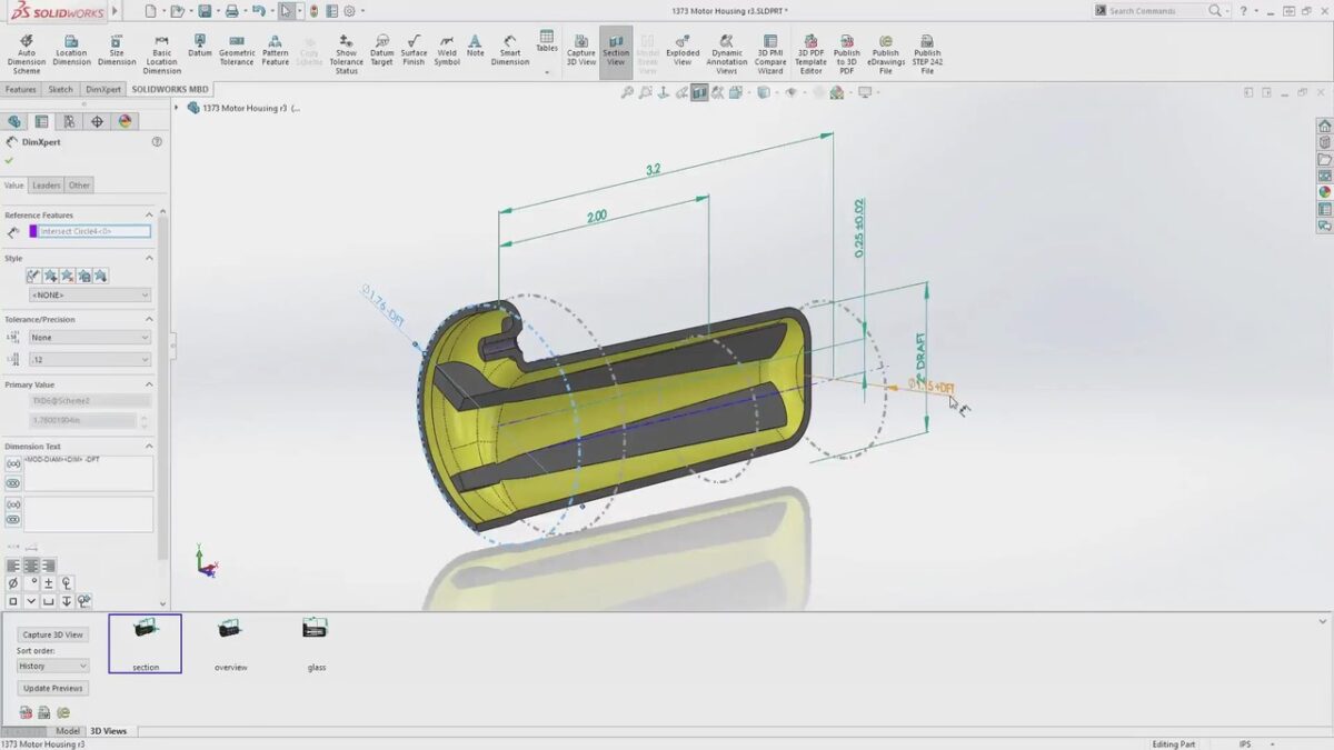 Solidworks MBD 软件界面 4