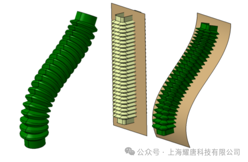 CATIA 技巧 | 圆形波纹管&方形波纹管的创建方法